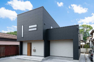 WH+BKシンプルモダン住宅