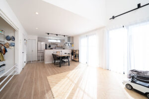 同線＋配置+寸法＝使い勝手　モダン住宅