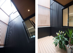 シンプルで木のぬくもりを感じる狭小住宅