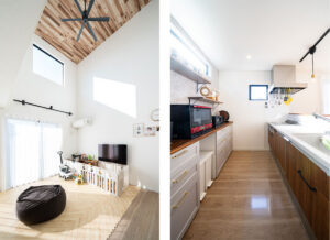 同線＋配置+寸法＝使い勝手　モダン住宅