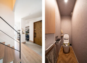 同線＋配置+寸法＝使い勝手　モダン住宅