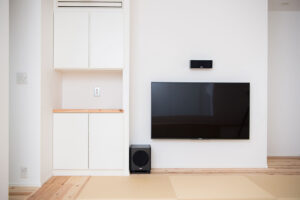 木の薫るガレージ住宅