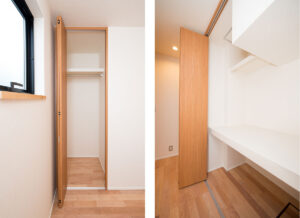 外部はモダンに。内部は桜色に染められた温もり住宅