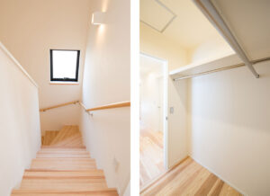 継ぎ目のない外壁と、杉の香り漂う住宅