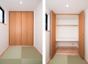 外部はモダンに。内部は桜色に染められた温もり住宅