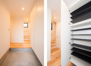 木の薫るガレージ住宅